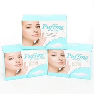 Bông tẩy trang Puffme 80 Miếng (Màu xanh)
