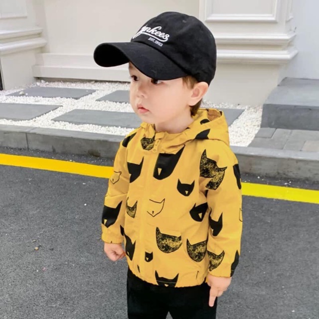 Áo khoác kaki 2 lớp cho bé