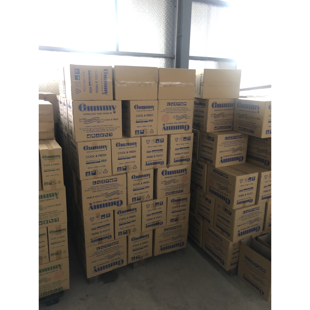 -MÀNG BỌC THỰC PHẨM THƯƠNG HIỆU GUMMY 450- HỘP ĐẠI- KÍCH THƯỚC 30CM