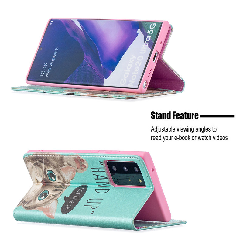 Bao da điện thoại dạng ví lật đựng thẻ có giá đỡ thời trang cho Samsung S20 FE S20 Ultra S20 Lite S20 Plus