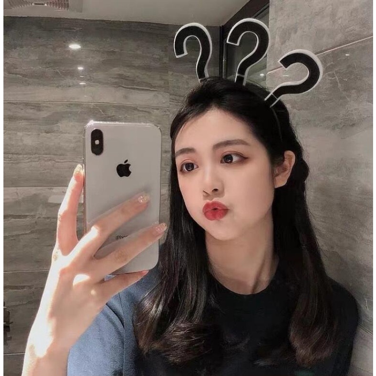 Cài Tóc Tiết Hình Sóng Wifi Dấu Chấm Hỏi Hoạt Hình Vui Nhộn Cho Dịp Halloween