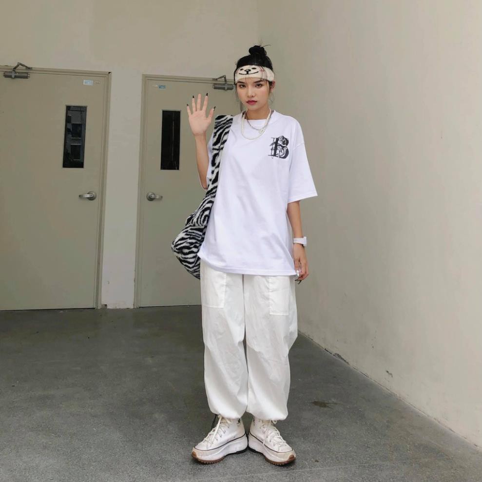 Áo thun tee thiên thần B BOBUI CHUẨN REAL- màu trắng