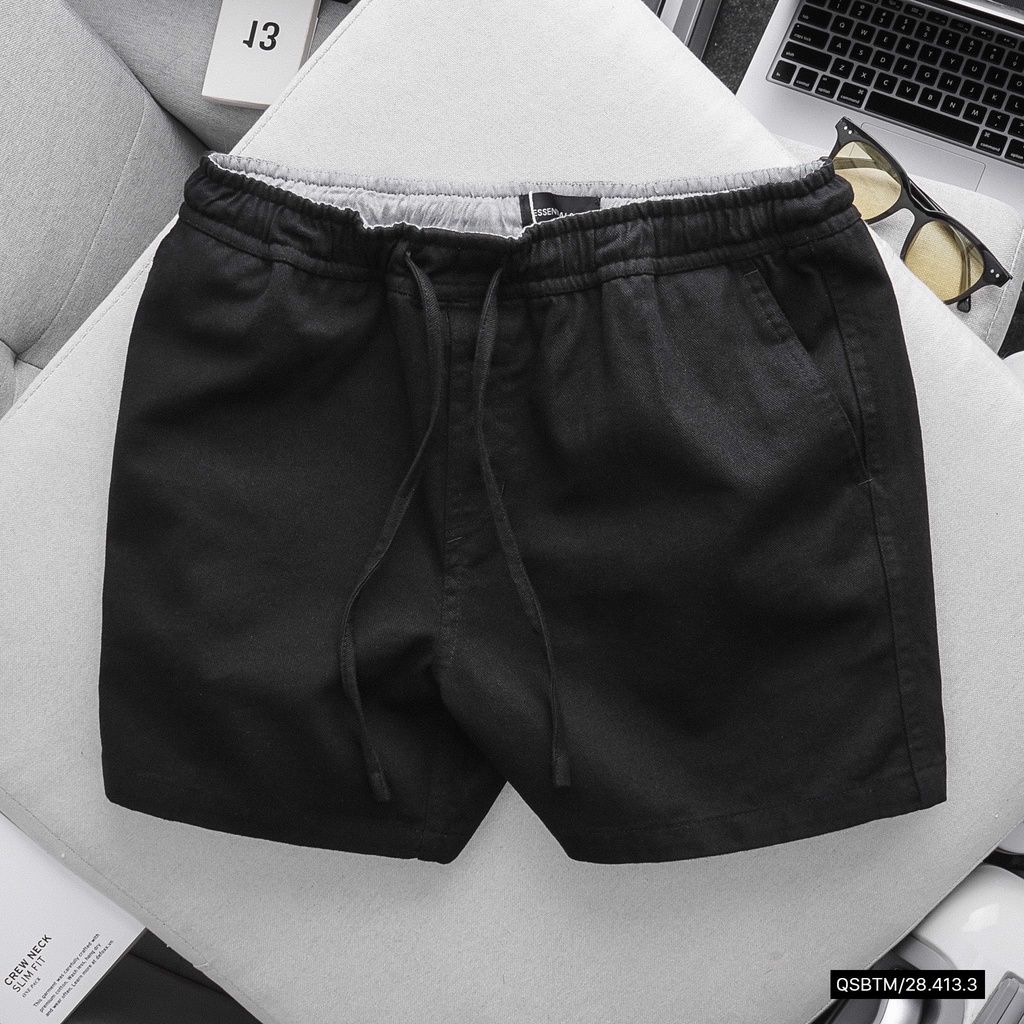 Quần Short Kaki Ngắn Unisex Nam Nữ BENTINO Dây Rút Hàng Xuất Xịn