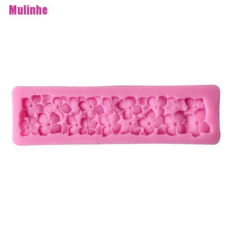 Khuôn Silicone Tạo Hình Hoa 3D Làm Bánh DIY Thời Trang