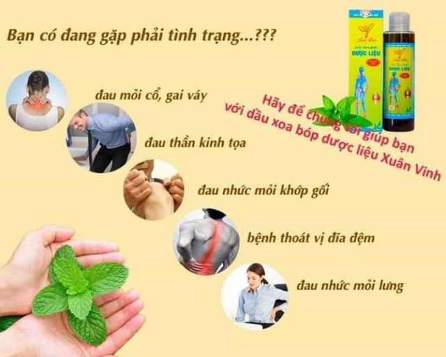 Thuốc xoa bóp đau nhứt Xuân Vinh