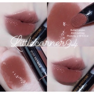 [AUTH BILL MỸ GIÁ SALE] Son bóng kem nút bấm Butter London Sheer Wisdom Lip Oil "Rich Nugmet"