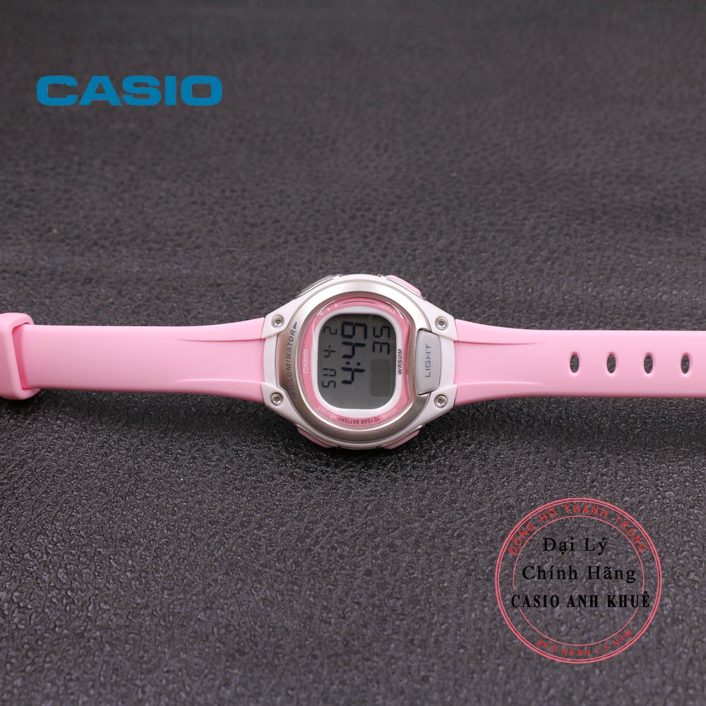 Đồng Hồ Nữ Casio LW-203-4AVDF Dây Nhựa Pin 10 Năm