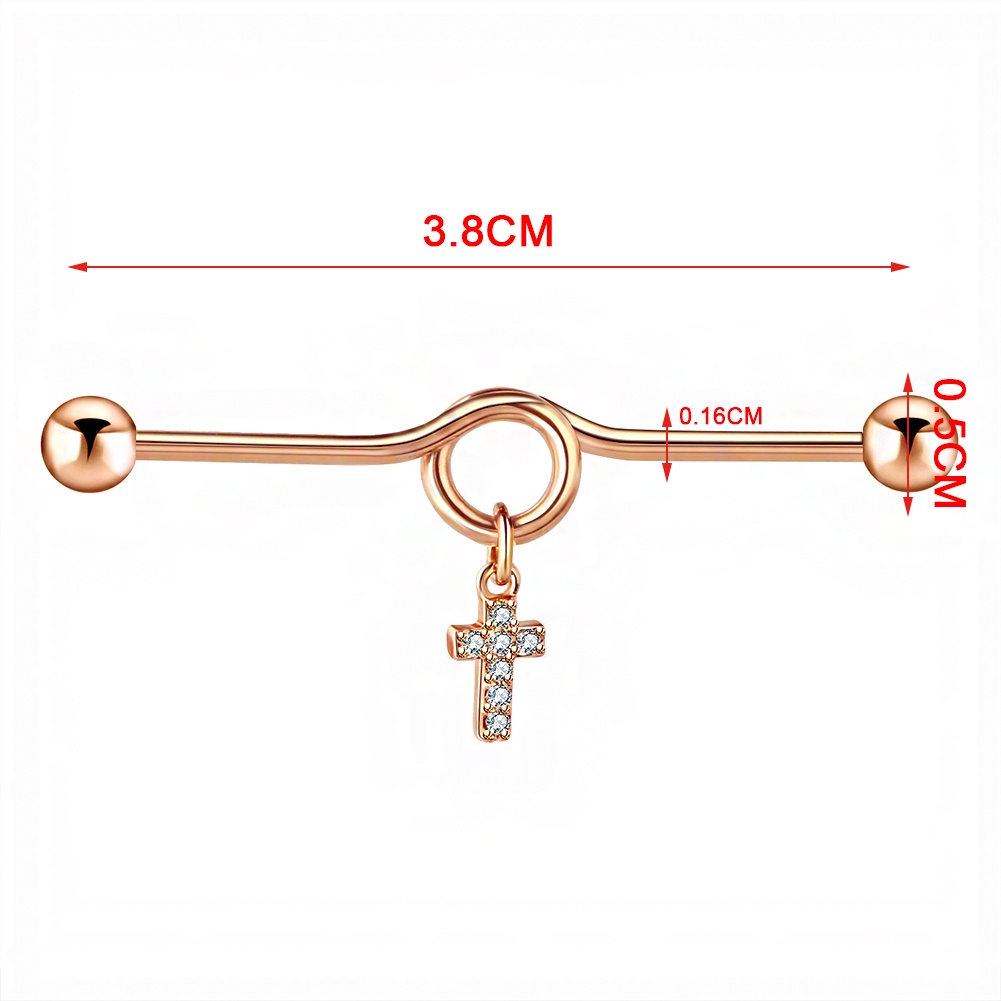 Khuyên Kẹp Sụn Tai Dáng Dài Phối Bóng Lông Nhỏ Xinh Thời Trang