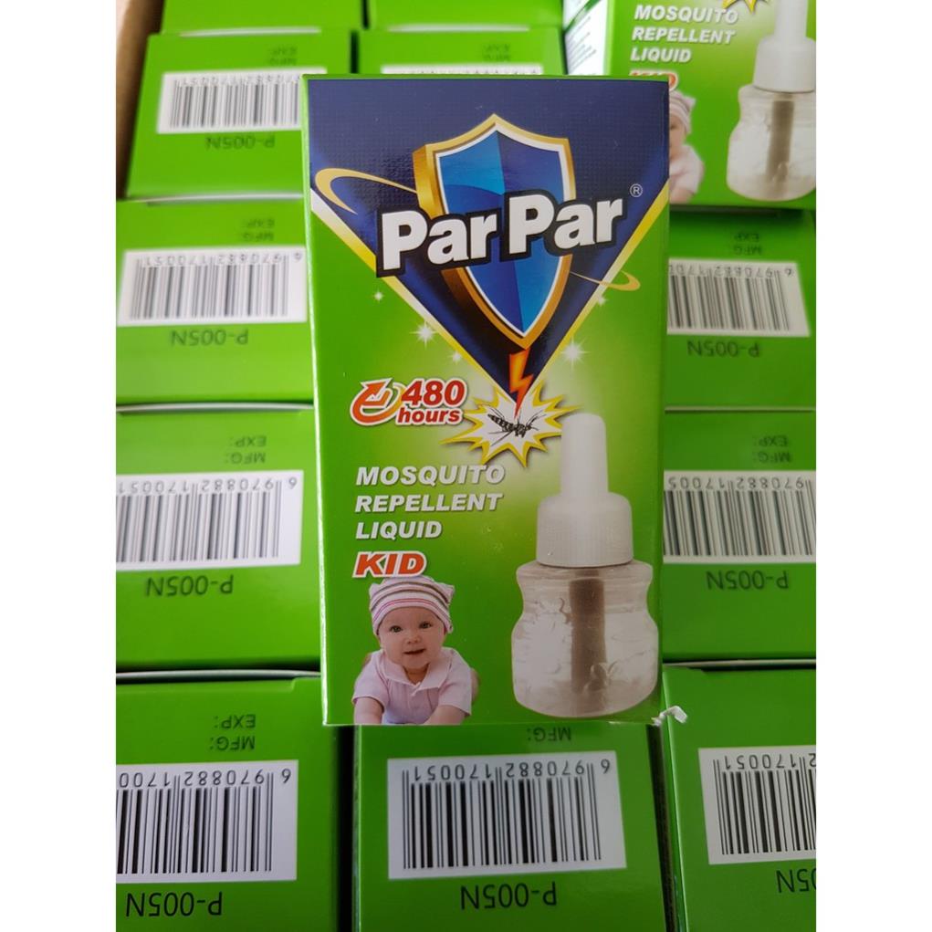 TINH DẦU ĐUỔI MUỖI PARPAR MÀU XANH CHUẨN
