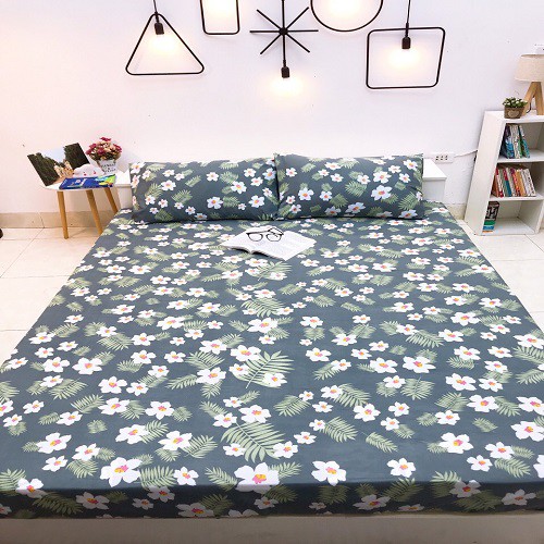 Bộ Ga trải Giường Cotton Đũi mát mùa hè cực thoáng mát, mềm mịn, nhiều màu sắc MỚI