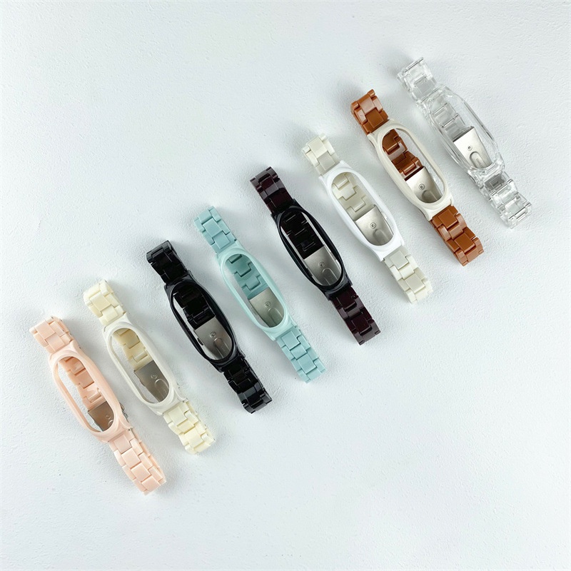 Dây Đeo Nhựa Cho Đồng Hồ Thông Minh Xiaomi Mi Band 6 / 5 4 / 3 / 7