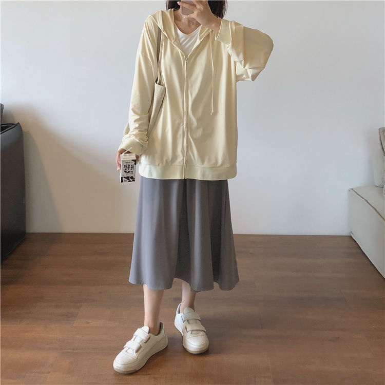 Áo Khoác Cardigan Mỏng Dáng Rộng Tay Dài Chống Tia UV Thời Trang Mùa Hè Hàng Mới Dành Cho Nữ 2022