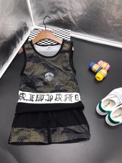 Bộ cotton korea bé trai