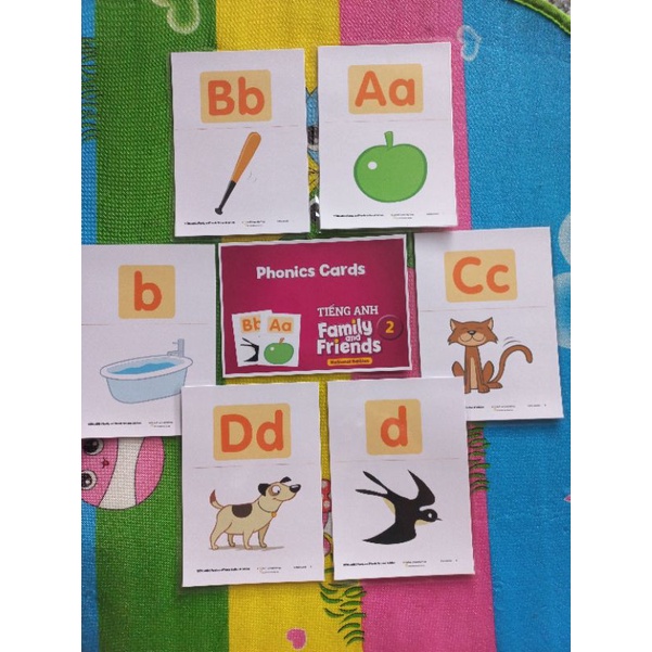 BỘ FLASHCARD FAMILY AND FRIENDS 2 Bản National ép Plastic
