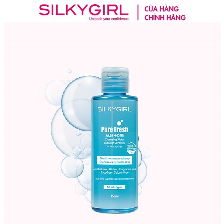 Tẩy Trang Silkygirl Micellar Pure Fresh All-In-One 150ml