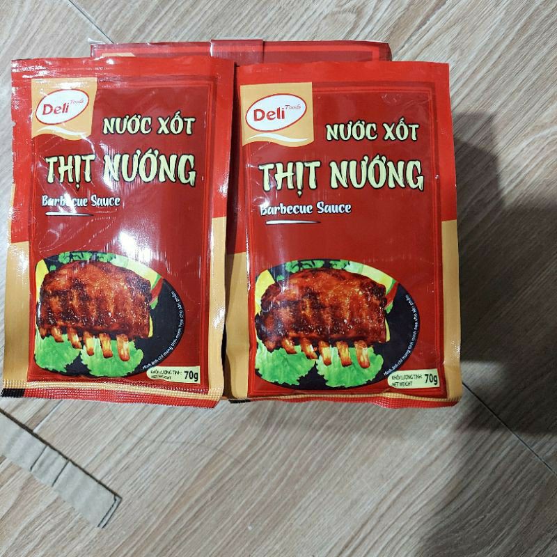 nước sốt thịt nướng Deli foos gói 70g