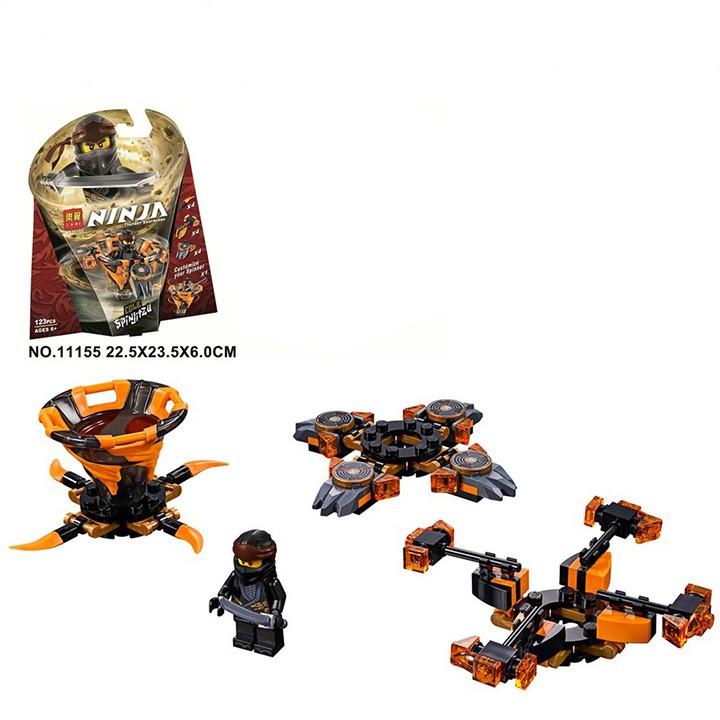 Đồ chơi xếp hình lắp ghép con quay lốc xoáy Ninjago - đồ chơi cho bé