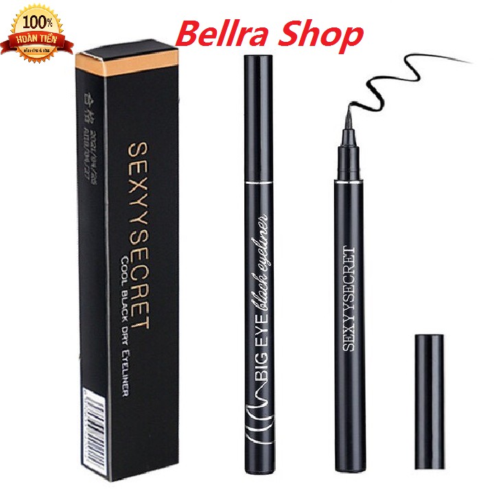 Bút Kẻ Viền Mắt Nước Lâu Trôi Siêu Mảnh Màu Đen
