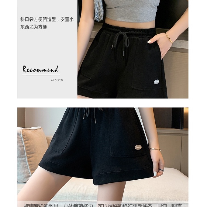 Quần Short Thể Thao Ống Rộng Phong Cách Hàn Quốc Có 3 Màu Sắc Chọn Lựa Cho Nữ