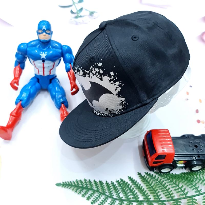 Mũ lưỡi trai Hiphop xuất dư H.M - Nón Snapback trẻ em cho bé trai - Mẫu siêu nhân người nhện 3 mẫu