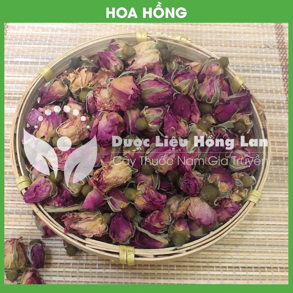 Trà HOA HỒNG loại 1 sấy khô đóng gói 100g - congtyduoclieuhonglan