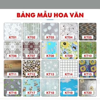 Giấy dán kính mờ, decal dán kính trang trí