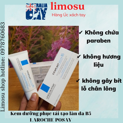 Kem phục hồi da B5 Laroche Posay giúp làm dịu và làm mát