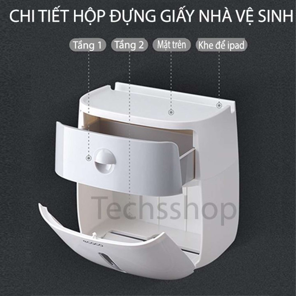 Hộp Đựng Giấy Vệ Sinh 2 Tầng Ecoco