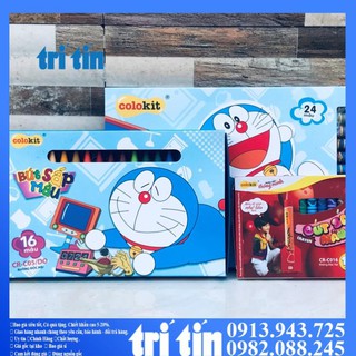 (Sẵn tại kho, hàng chuẩn)  Bút Sáp Màu Doraemon Colokit [VPP LÊ HƯNG]  - vanphongphamhongha