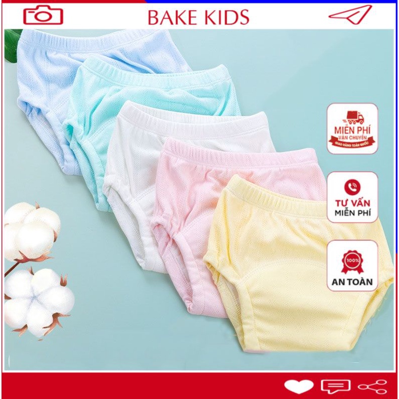 Quần bỏ bỉm chất liệu Catton mềm mại thoáng khí an toàn cho bé từ 5-12kg