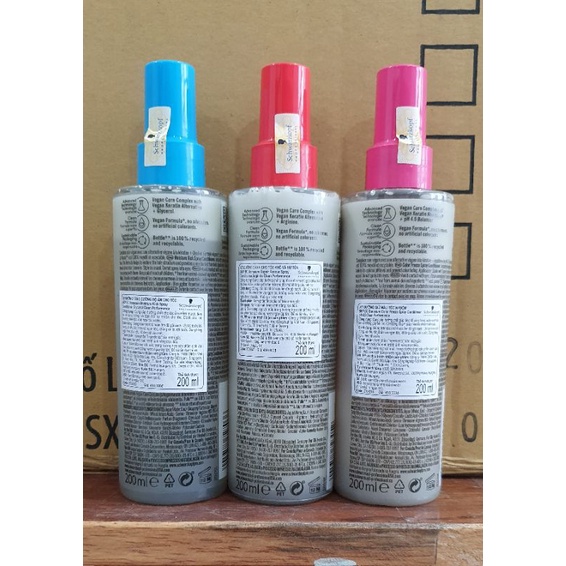 NEW 2022 - Xịt dưỡng tóc BC Bonacure - Schwarzkopf. Xanh dưỡng ẩm, đỏ phục hồi, hồng tóc nhuộm.