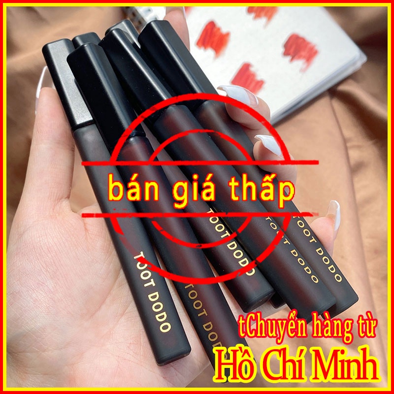 【HerOrange】Son môi mềm mịn như nhung nhiều tông màu tùy chọn thiết kế vỏ hình ống vuông độc đáo Giải tỏa