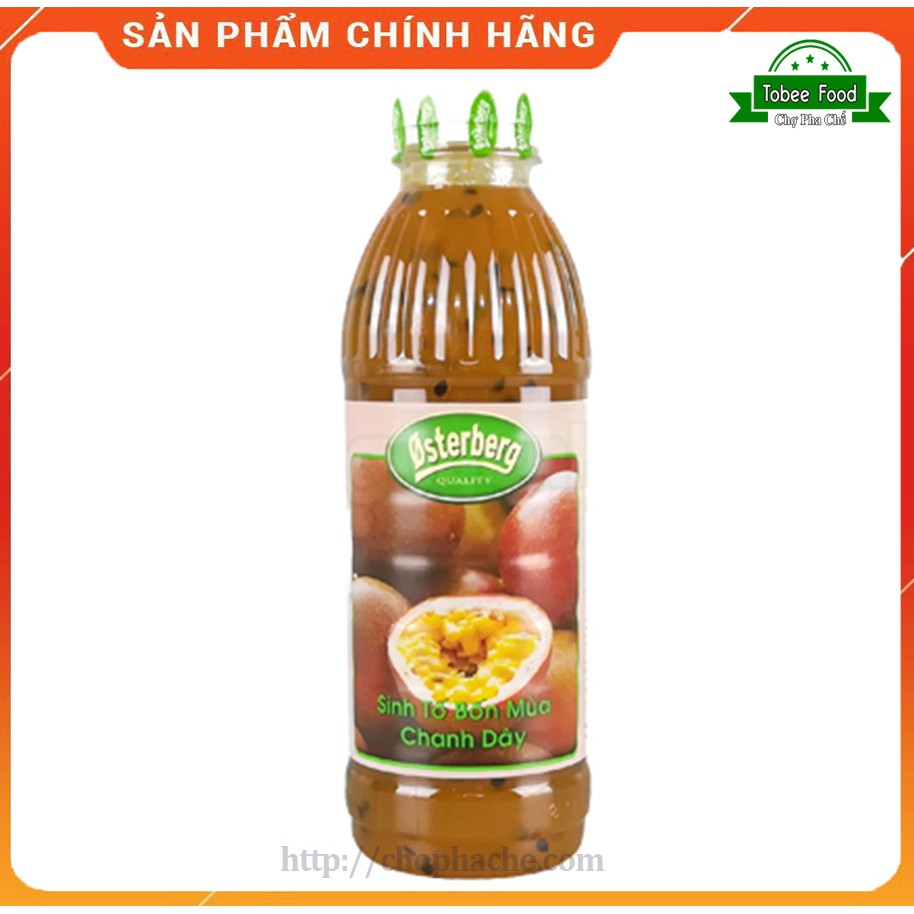 Sinh Tố Chanh Dây OSTERBERG ( 1 lít ) - Nguyên Liệu Pha Chế Trà Trái Cây - Sinh Tố Hương Vị Tự Nhiên