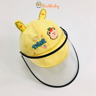 Mũ chống giọt bắn cho bé sơ sinh từ 0-2 tuổi Bé Trai Bé Gái, Mũ lưỡi trai - ChickBabyShop