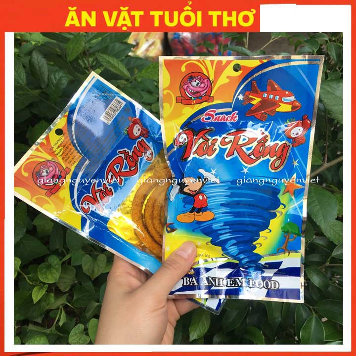 Bịch 10 gói snack cay vòi rồng ĐỒ ĂN VẶT SIÊU CAY SIÊU ĐÃ HOT TIỆM CỔNG TRƯỜNG