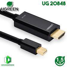 Cáp chuyển Mini DisplayPort to HDMI 1.5M 4K Ugreen 20848
