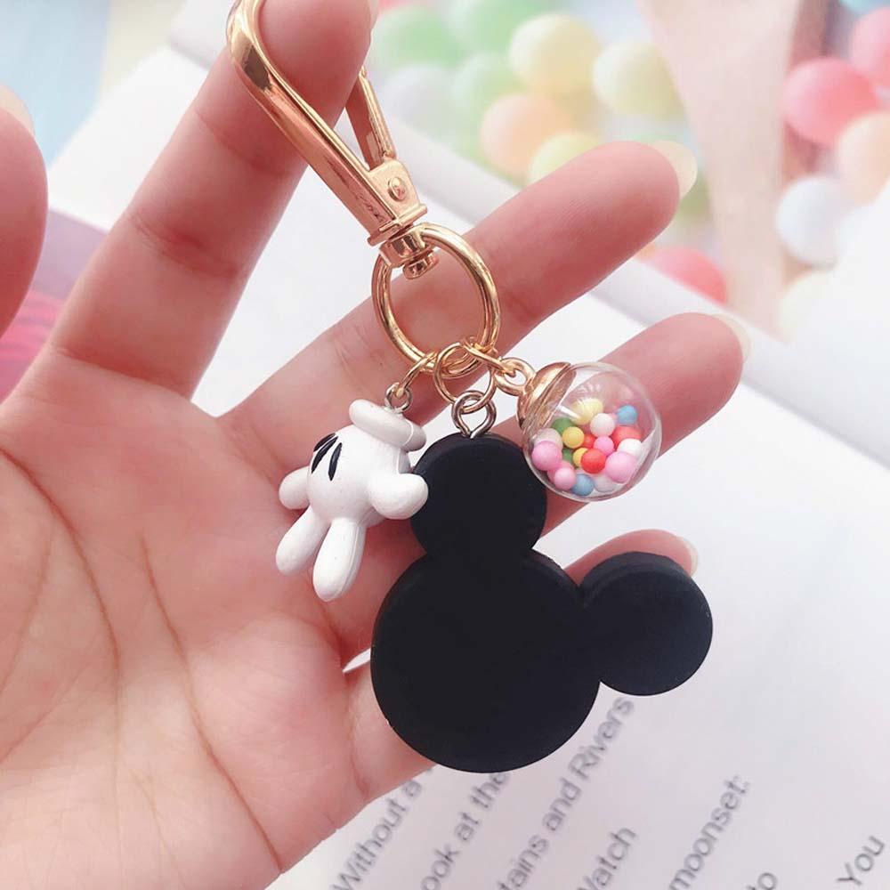 Móc Khóa Hình Chuột Mickey Bằng Kim Loại Dễ Thương
