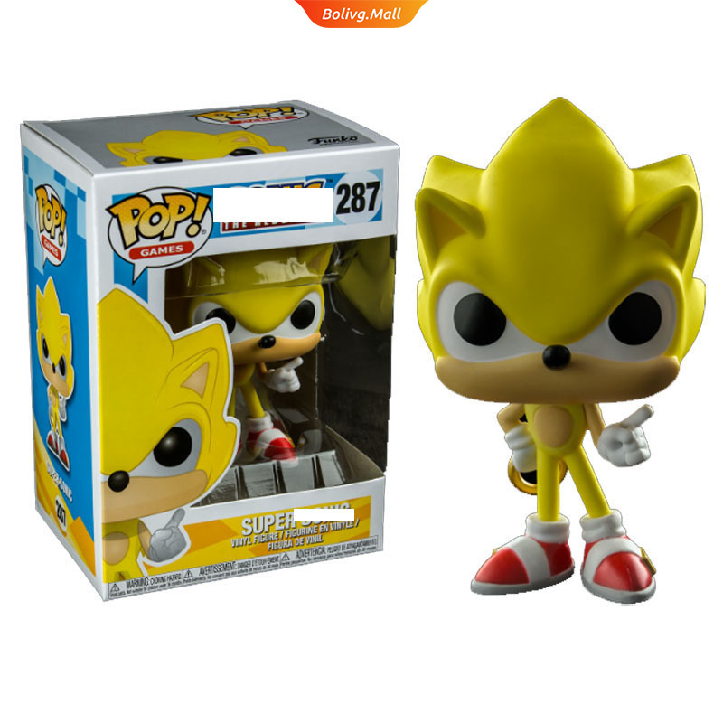Funko Pop! 《Sonic The Hedgehog》 Phấn Mắt Màu Ngọc Lục Bảo Có Nhẫn Hỗ Trợ 283## Mô Hình Đồ Chơi Bằng Vinyl Nhân Vật Dollblive