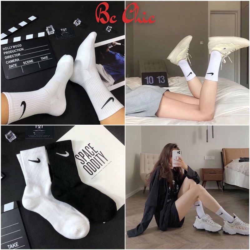 Tất cổ cao, cổ vừa, cổ ngắn phong cách thể thao vải dệt kim T775 BC_CHIC LINGERIE