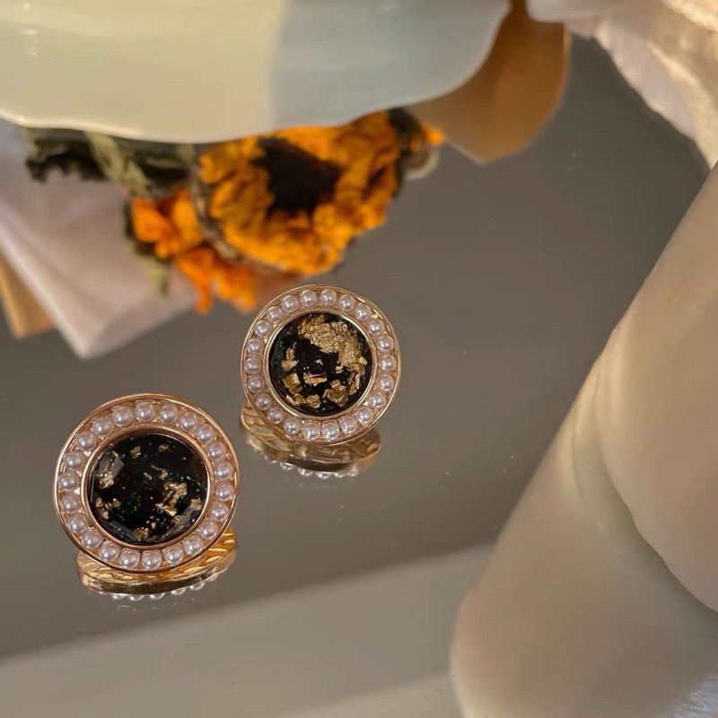 Hoa tai đính hạt phong cách cổ điển thập niên 90 - Maben