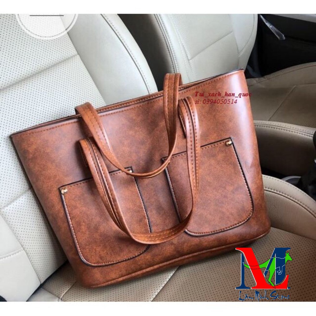 [Mã FAMAYWA2 giảm 10k đơn từ 50k] Túi Công Sở A4 Da Mềm Size To Đựng Nhiều Đồ S16