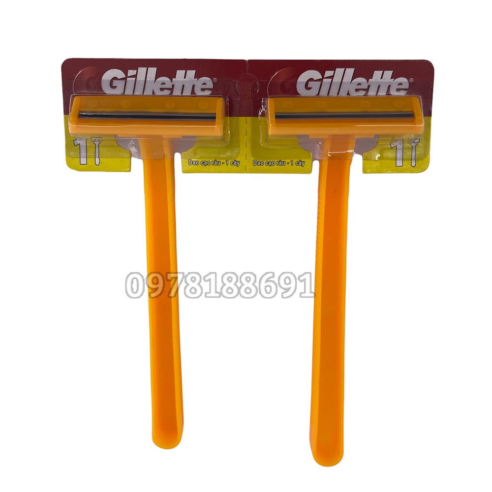 Dao Cạo Râu Du Lịch Gillette Lưỡi Kép, Cạo Sạch, Sát Chân