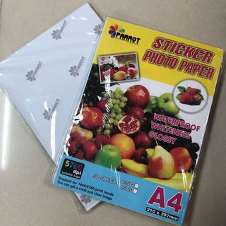 Giấy in ảnh decal A4 135gsm