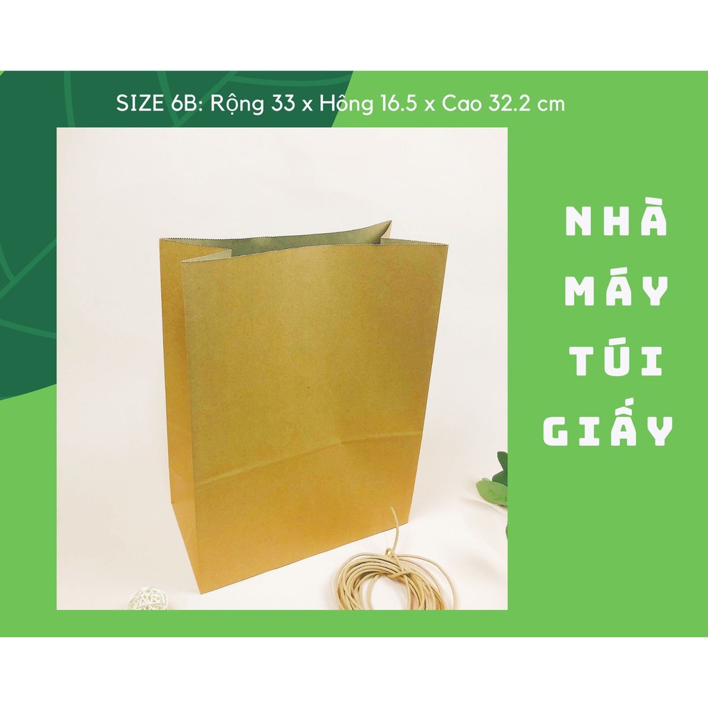 300 chiếc túi xi măng không quai Size 6B: 33x16.5x32.2 cm đựng hàng 6-7kg (Ảnh thật và video)