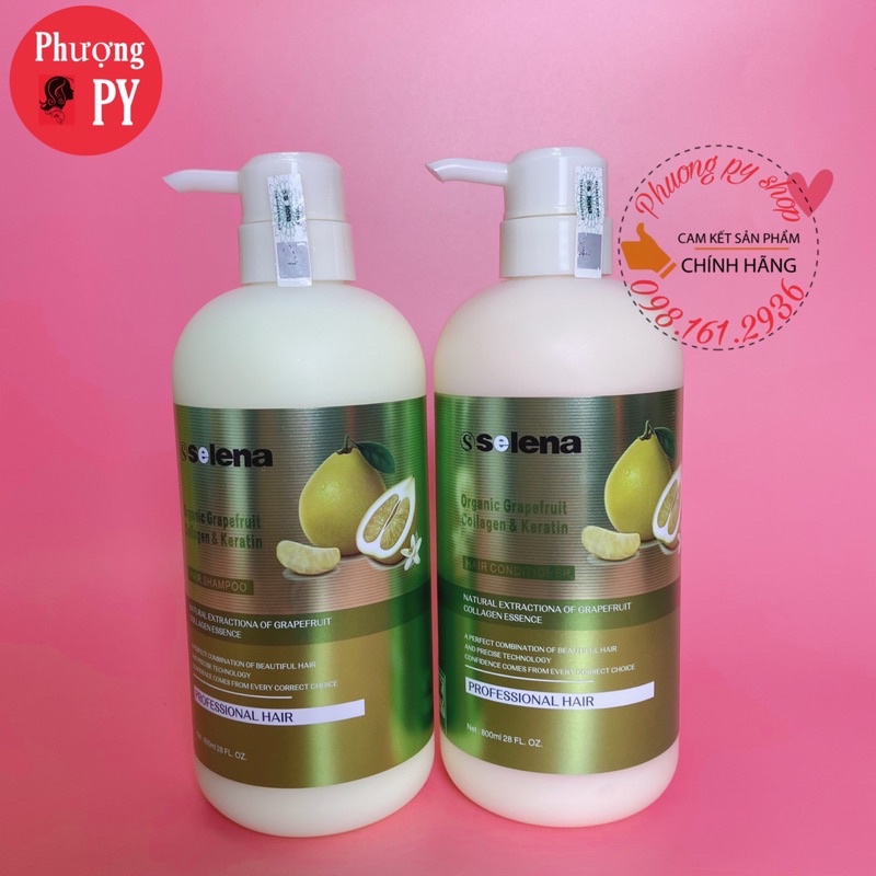 DẦU GỘI - DẦU XẢ BƯỞI SELENA NHẬP KHẨU 800ML | BigBuy360 - bigbuy360.vn