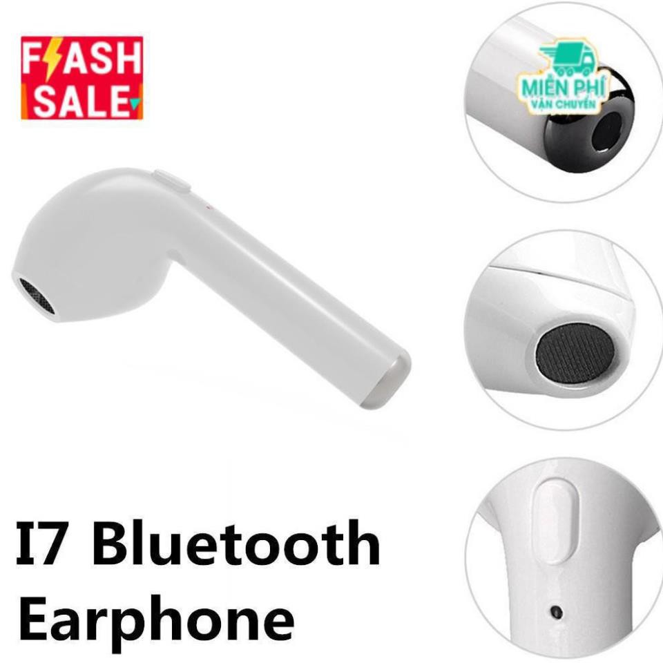 [ZIN] Tai nghe bluetooth dành cho iPhone X 8 7 6 6S Plus Samsung Phone I7 (Android/iPhone)