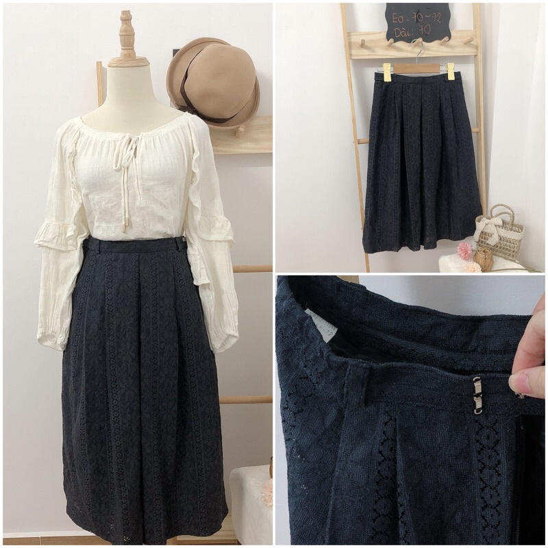 Chân váy hiệu G-U siêu phẩm dưới 55 kg