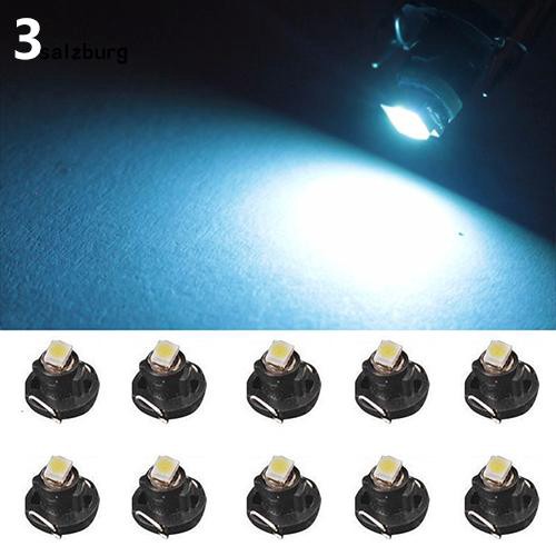 Set 10 bóng đèn LED T4.2 12V gắn bảng điều khiển xe hơi chất lượng cao