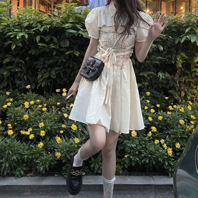 Set Đầm Hoa Hai Dây + Áo Khoác Ngoài Thiết Kế Mới Thời Trang Mùa Hè Theo Phong Cách Pháp Dành Cho Nữ