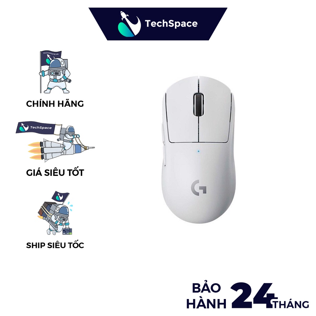 Chuột Logitech PRO X SUPERLIGHT (White) (Hàng chính hãng) -Bảo hành 24 tháng